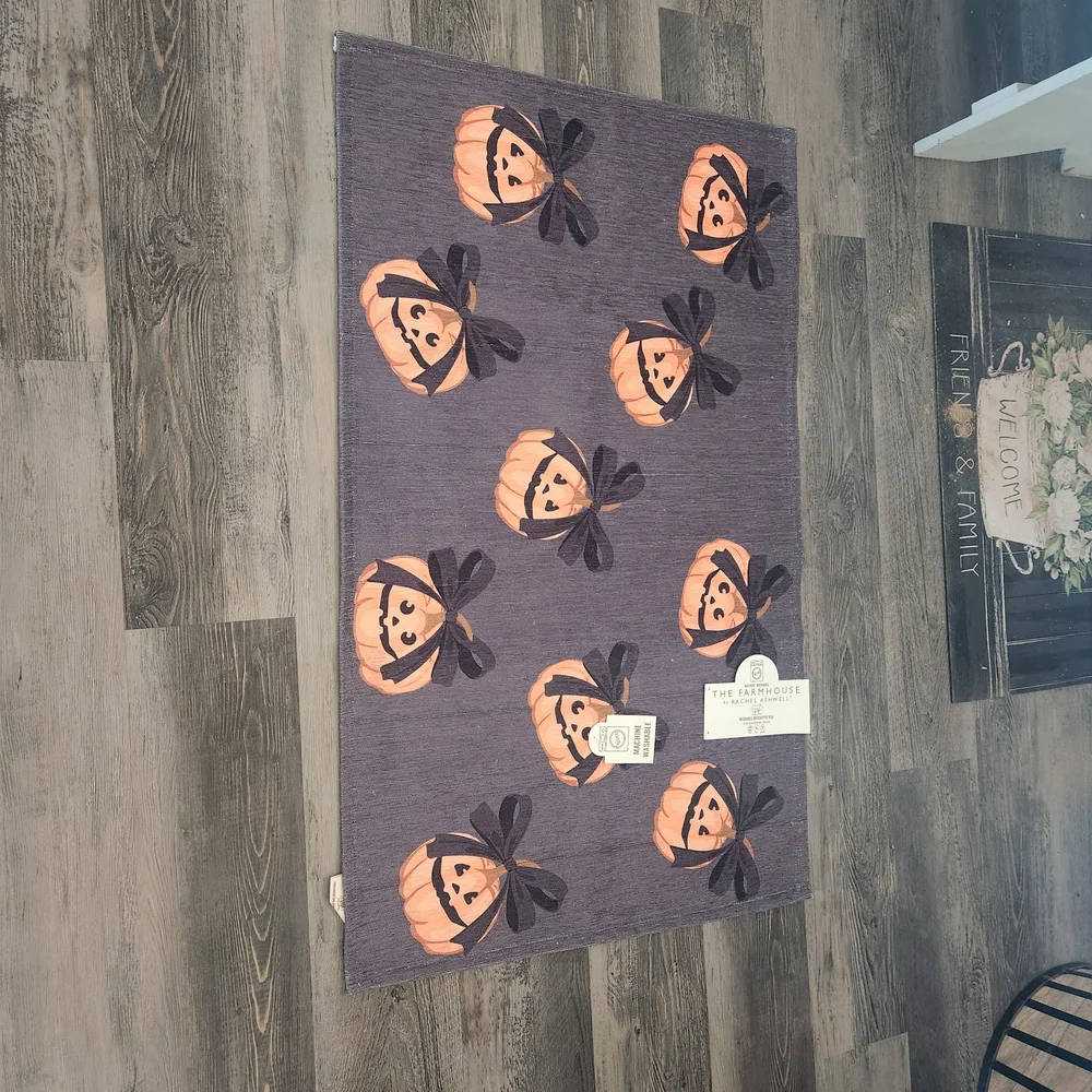 Halloween Pumpkin Rug